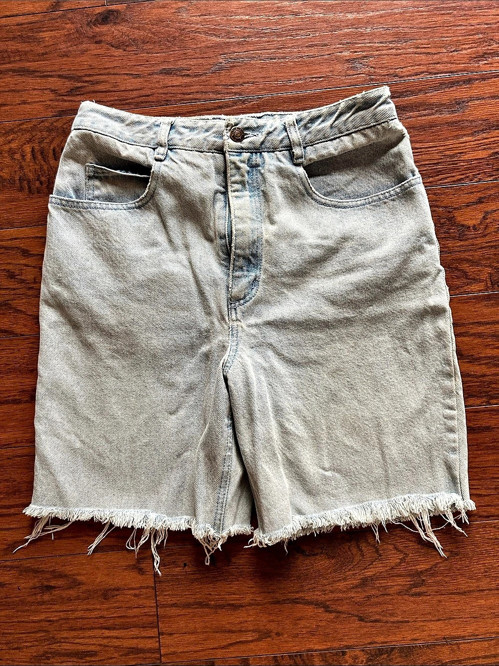 Talbots High Rise Denim Jean Shorts Size 10P